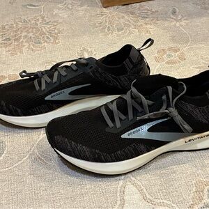 Brooks Black and Gray Athletic Shoes